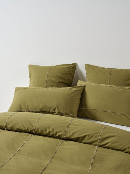 Jerome Duvet Cover Set - Olive