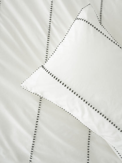 Jerome Duvet Cover Set - White