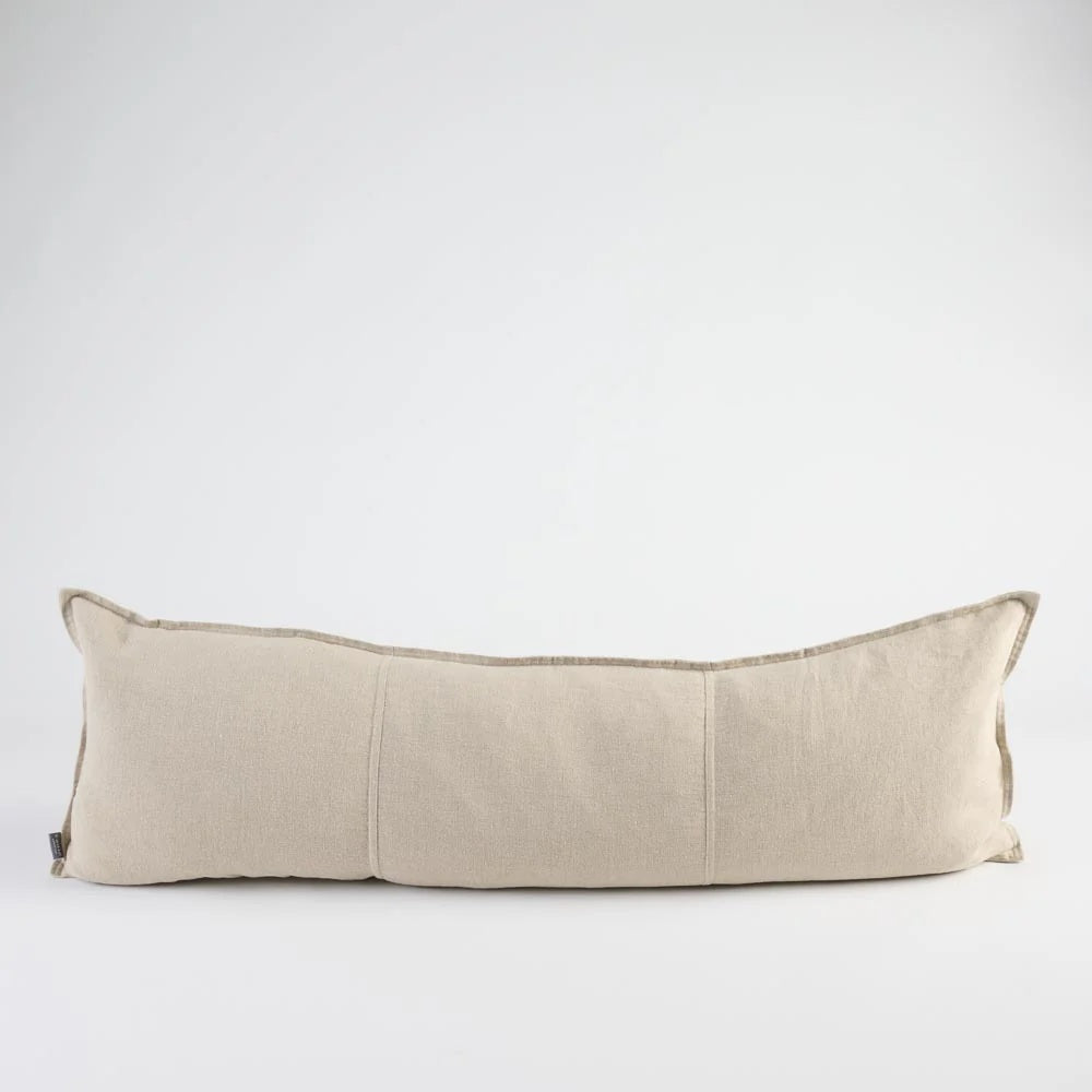 Linen Lumbar Cushion | Natural- 120cm