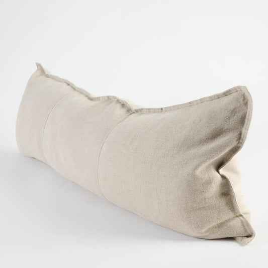 Linen Lumbar Cushion | Natural- 120cm