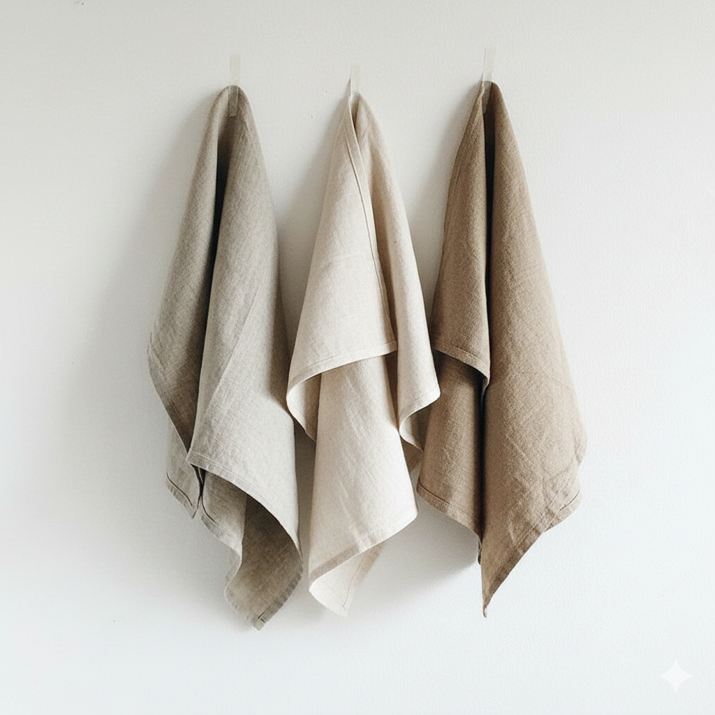 Linen Tea Towels 3 pack - Made in NZ