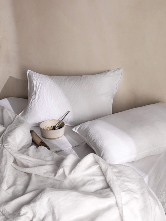 Linen Pillowcases | White