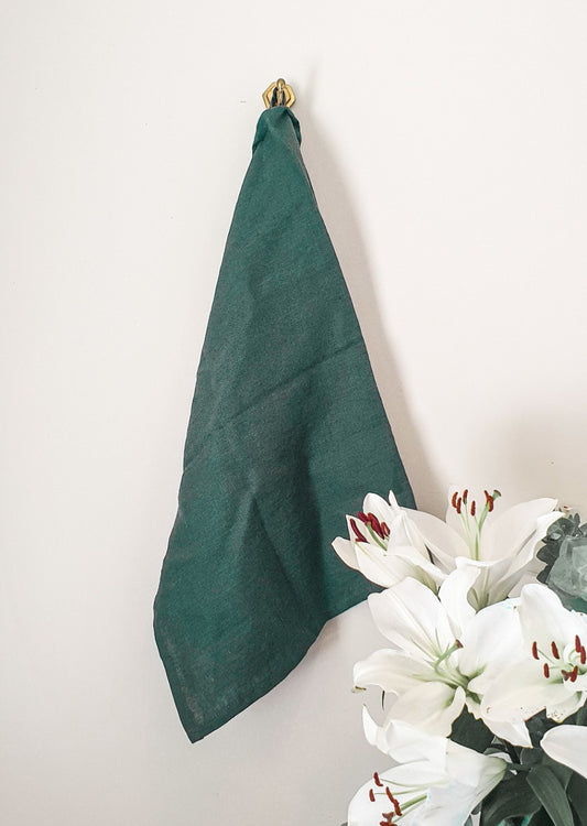 Linen Tea Towel | Emerald