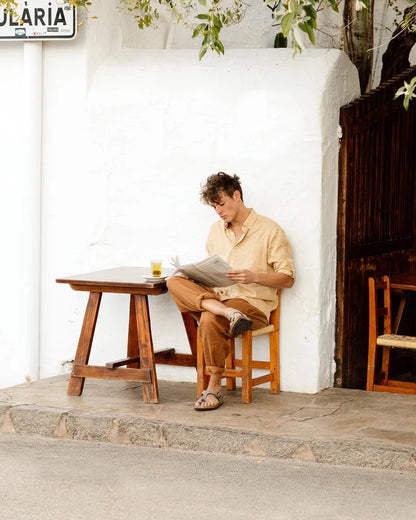 Men's Linen Pants | Cinnamon