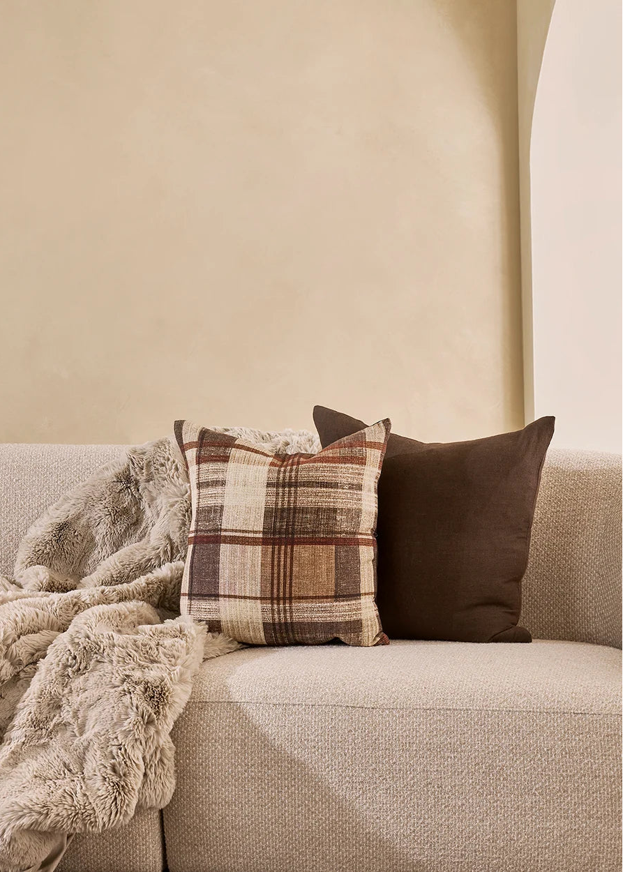 Milano Cushion in Cocoa