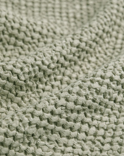 Linen Waffle Towel Set | Pistachio