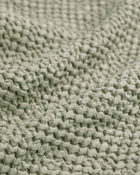 Linen Waffle Towel Set | Pistachio