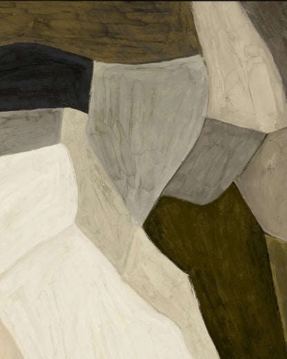 Mess Print - Framed Canvas