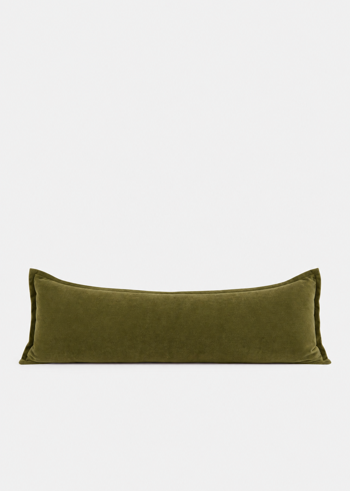 Grand Velvet Lumbar Cushion - Moss