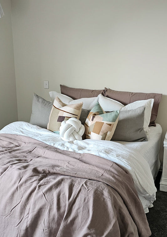 Linen Duvet Cover || Musk