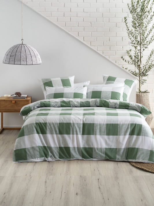 Alec Duvet Cover Set | Moss