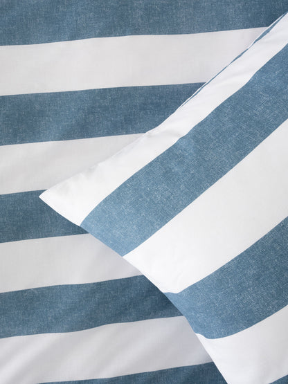 Sydney Stripes Duvet Cover Set | Blue