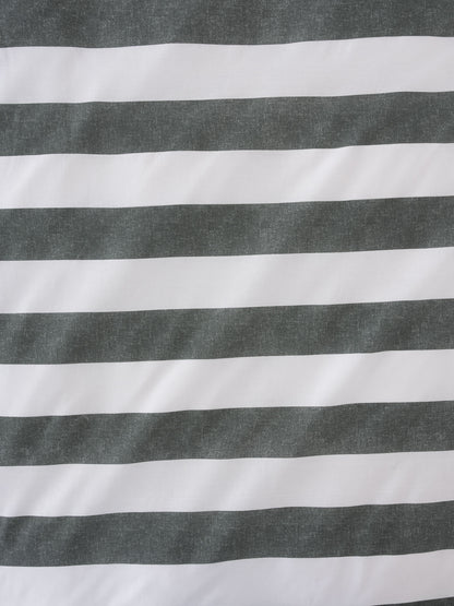 Sydney Stripes Duvet Cover Set | Carbon
