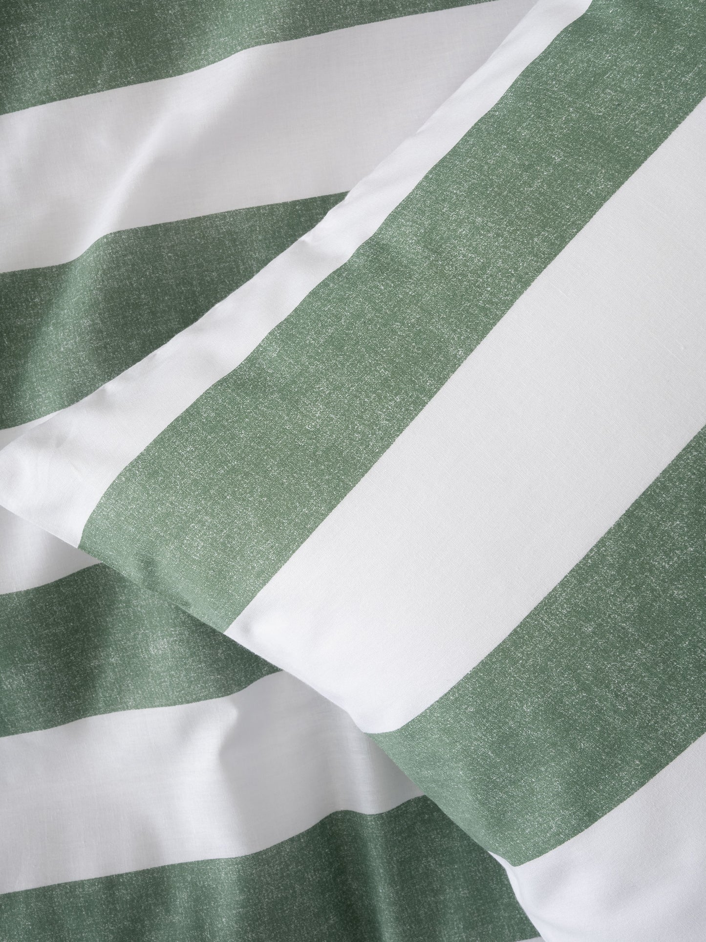 Sydney Stripes Duvet Cover Set | Moss