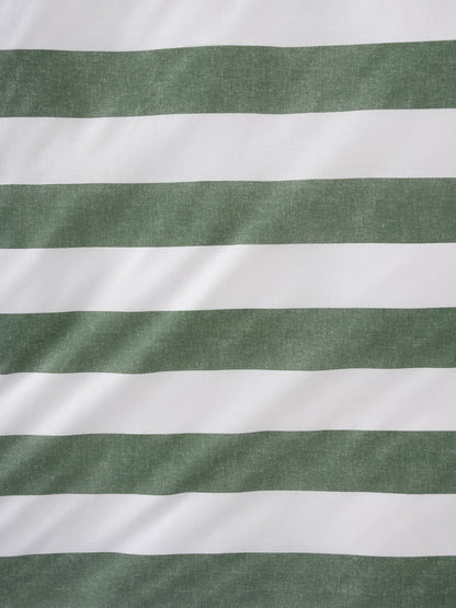 Sydney Stripes Duvet Cover Set | Moss