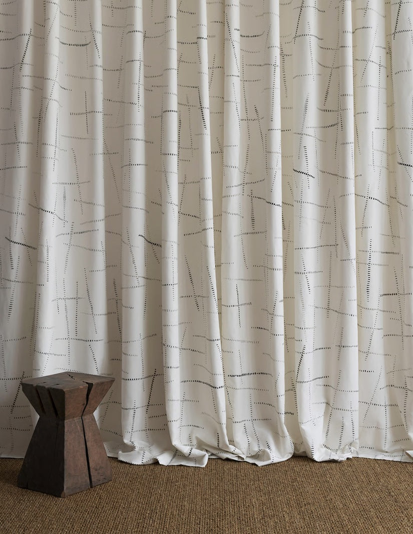 Handblock Wabi Sabi Linen Curtains