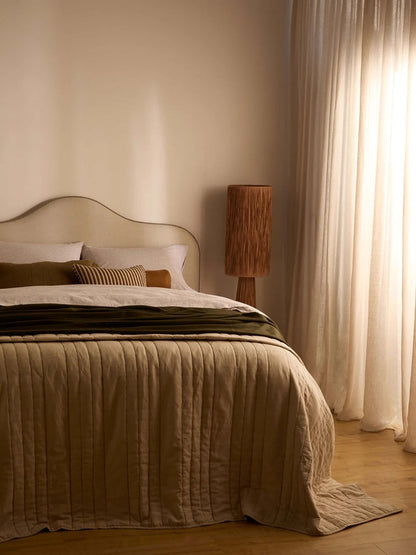 Australian Wool Throw - Olive & Nori