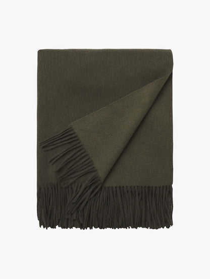 Australian Wool Throw - Olive & Nori