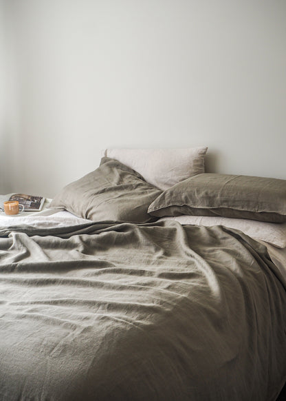Linen Pillowcases | Olive
