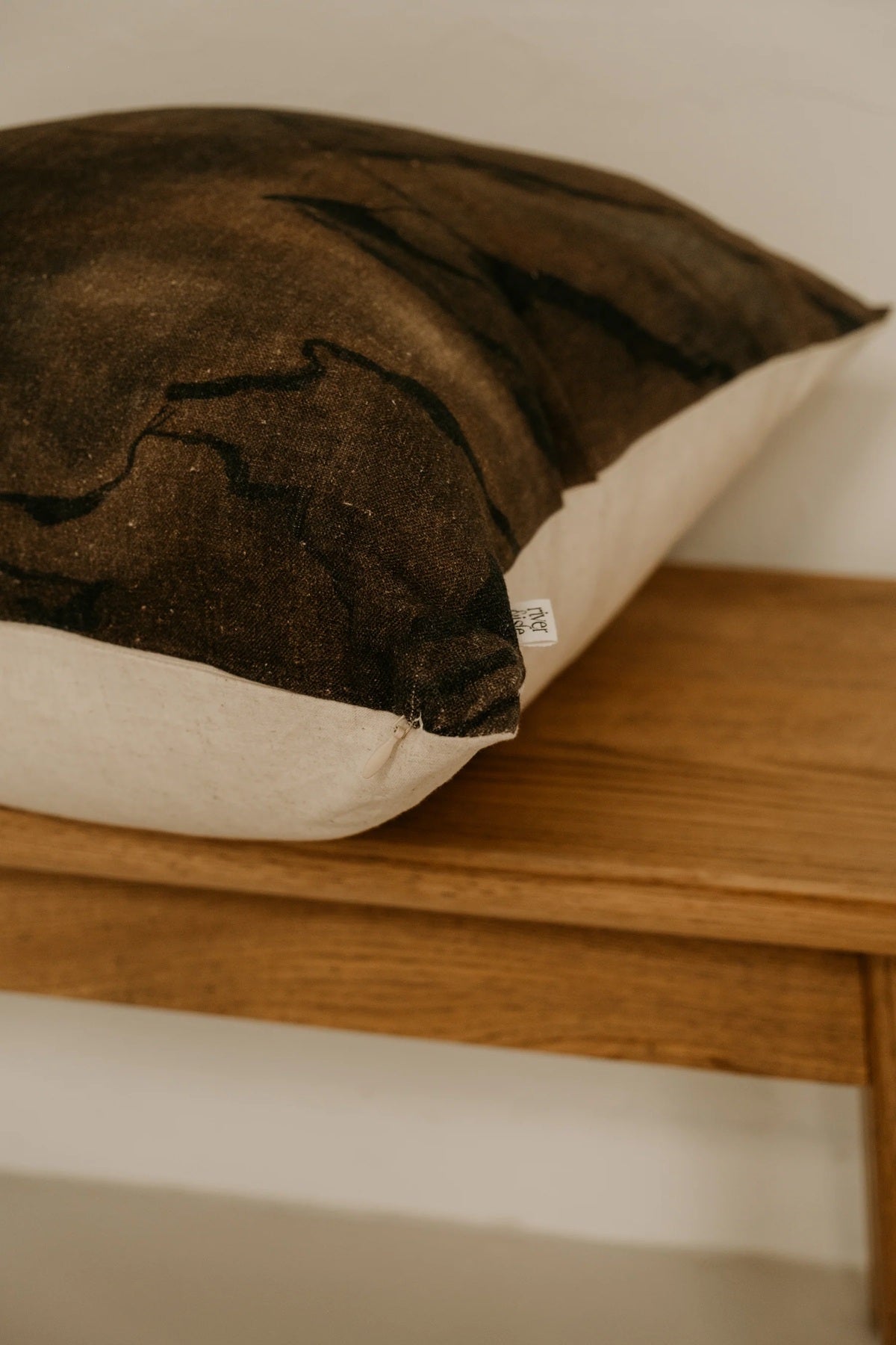 Umber Marble Cushion - 50cm x 50cm