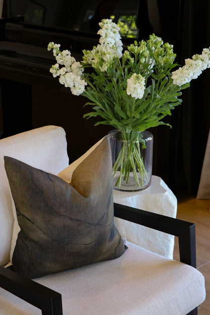 Umber Marble Cushion - 50cm x 50cm