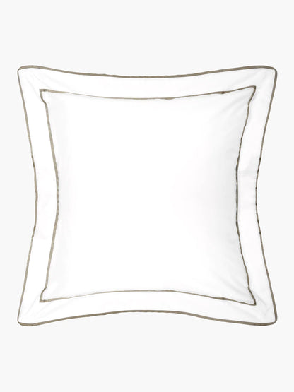 Egyptian Cotton Grosgrain Pillowcases | Olive