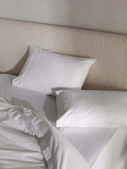 Percale Cotton | Sheet Set | White