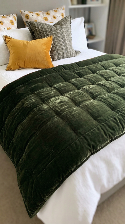 Pin Velvet Comforter | Cypress