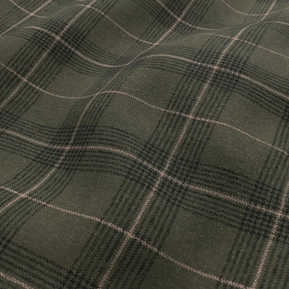 Ralph Plaid Lumbar Cushion - Eucalyptus