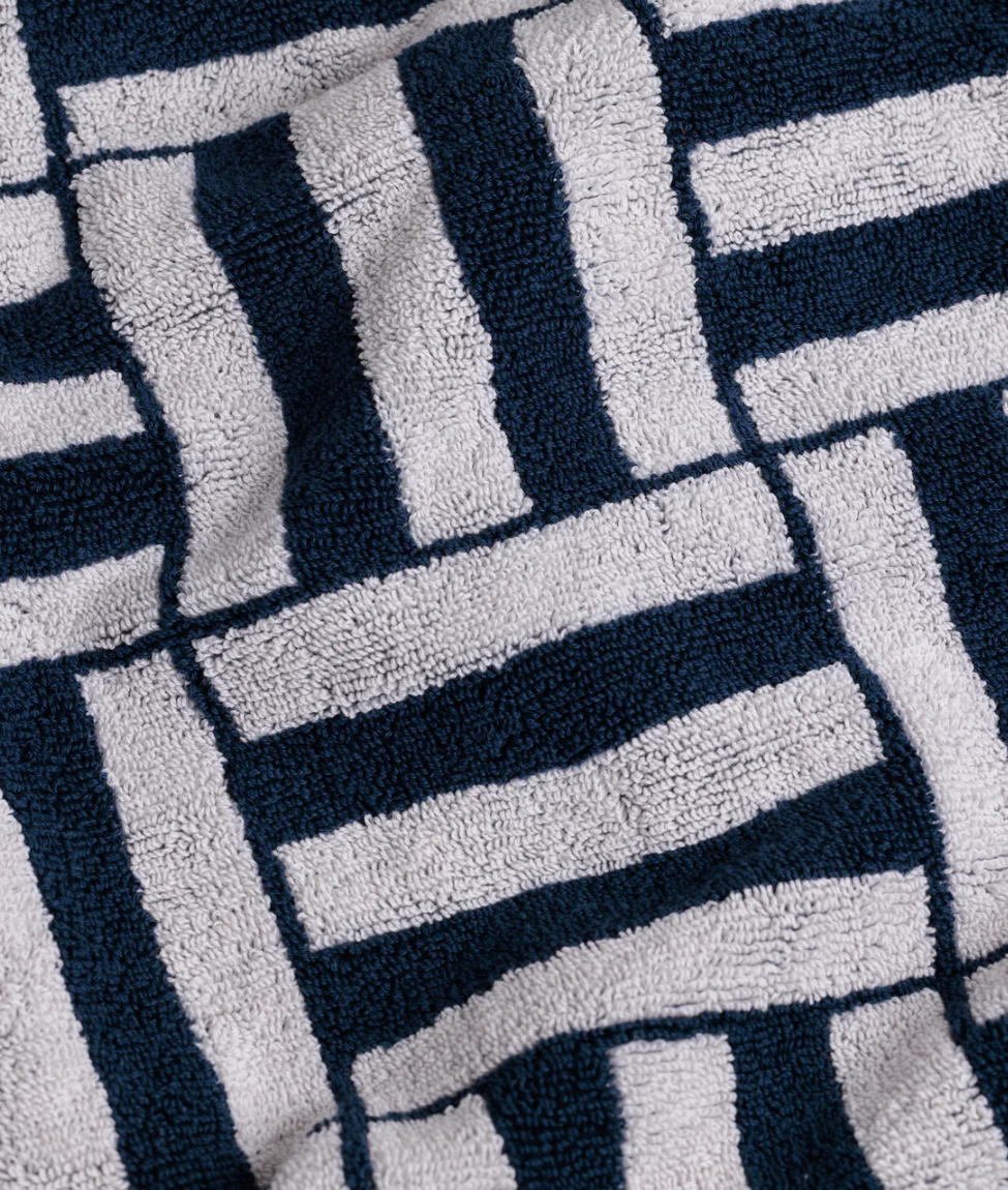 Obsidian & Stone Pool Towel