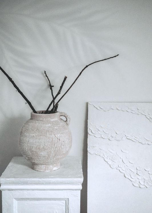 Luna Terracotta Vessel | Pearl