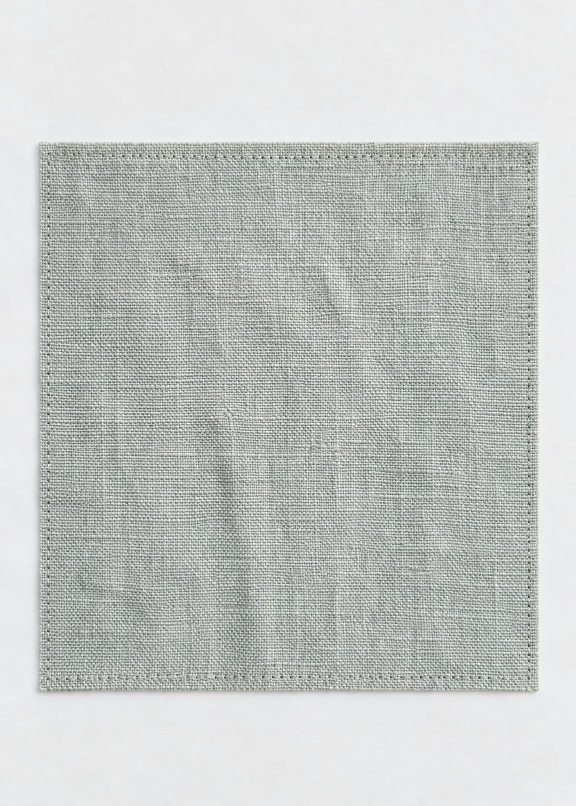 Heavy Linen Bed Cover | Powder Blue