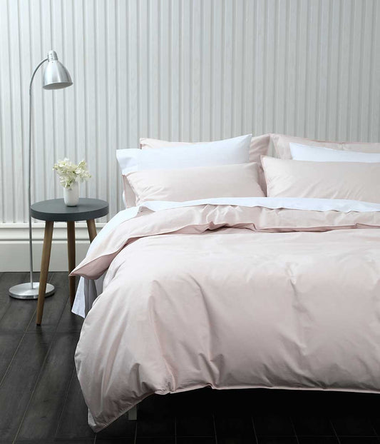 Pure Cotton Duvet Cover Set | Blush