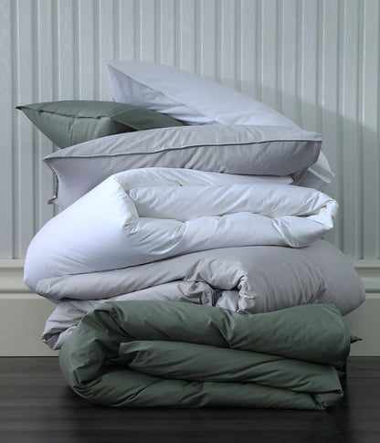 Pure Cotton Duvet Cover Set | Dove Grey