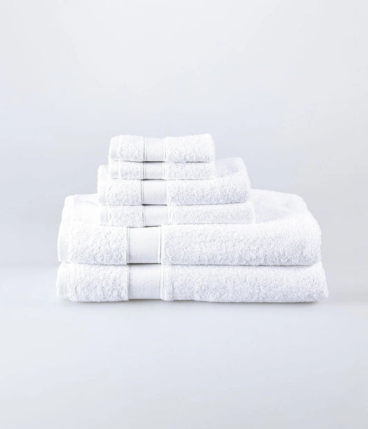 Pure Cotton Towel Set | White