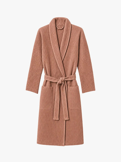 Spa Waffle Bathrobe | Rose