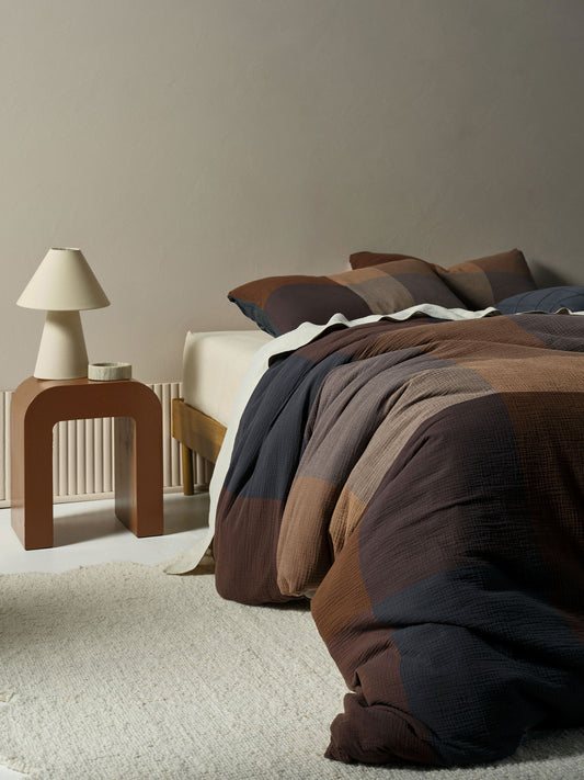 Fletcher Duvet Cover Set | Chestnut