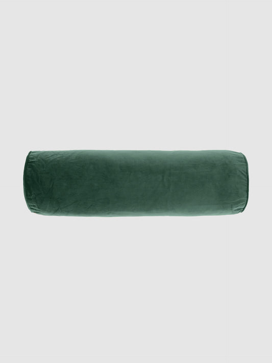Velvet Bolster Cushion – Forest (18 x 60 cm)