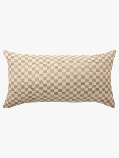 Addi | Wool & Silk Cushion | Chalk & Oatmeal