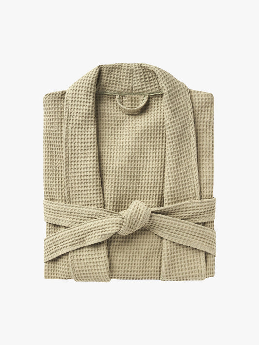 Spa Waffle Bathrobe - Matcha