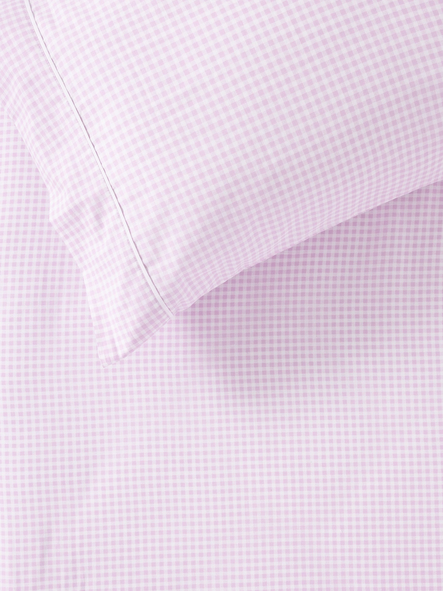 Childrens Fitted Sheet | Lilac Gingham