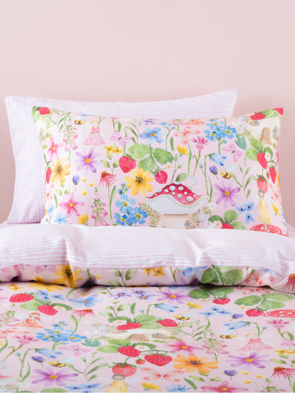 Childrens Duvet Cover | Strawberry Meadow