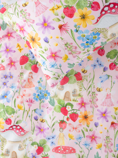 Childrens Duvet Cover | Strawberry Meadow