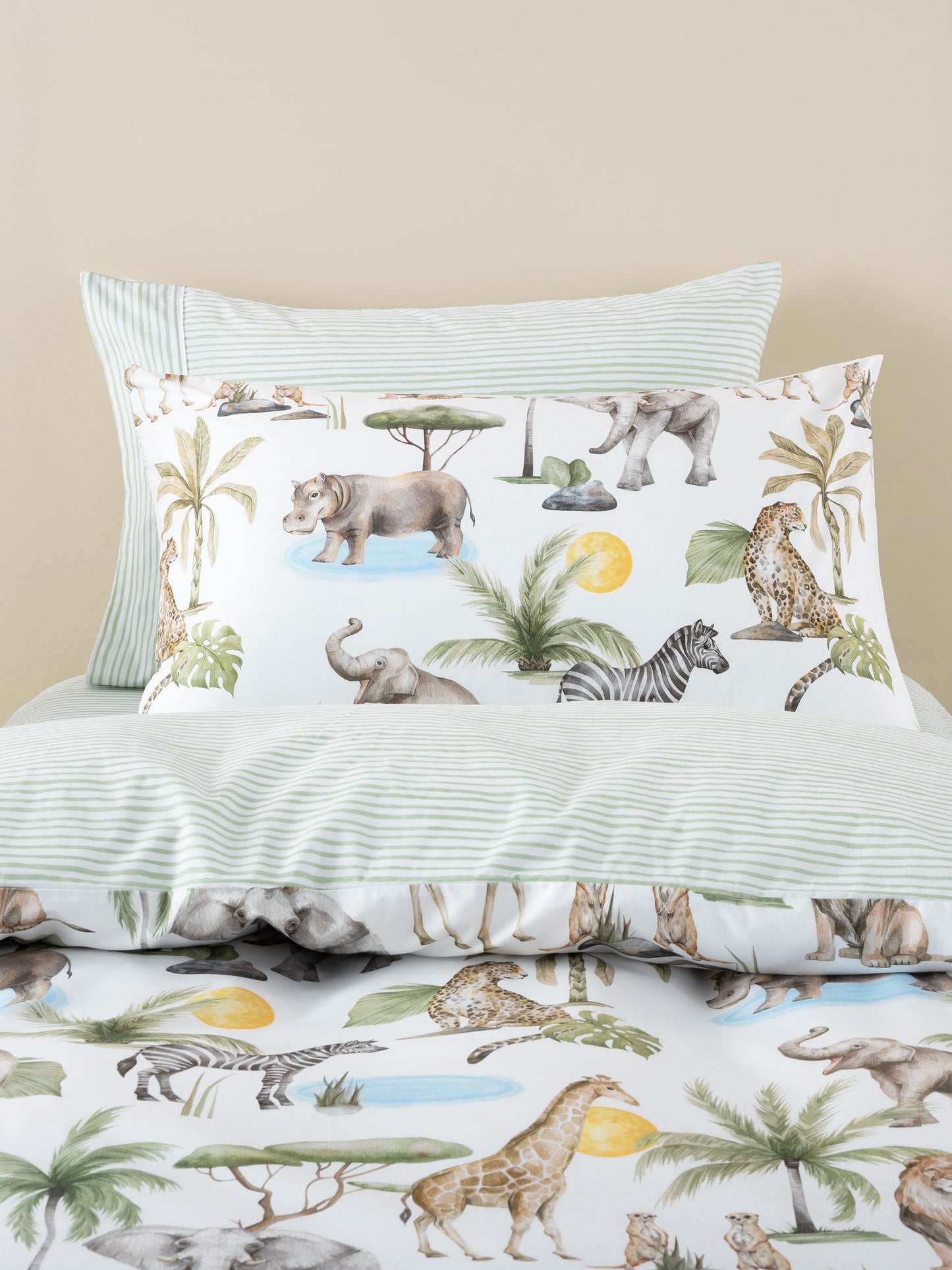 Childrens Duvet Cover | Sunny Safari