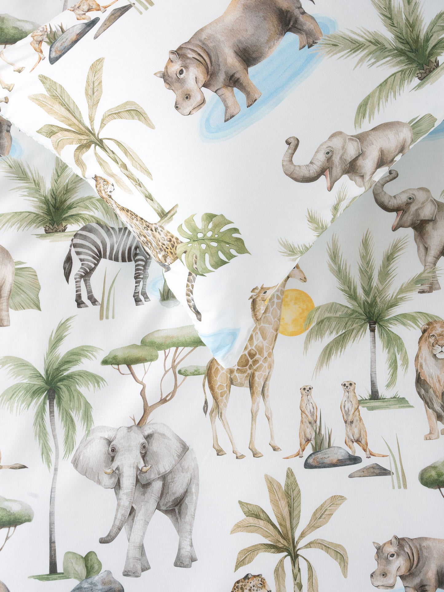 Childrens Duvet Cover | Sunny Safari