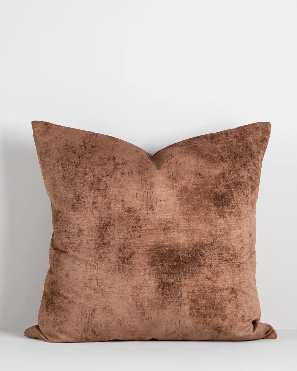 Theo Velvet Cushion in Leather