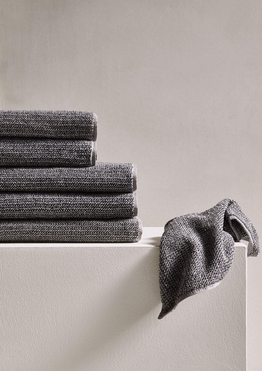 Tweed Towels | Coal