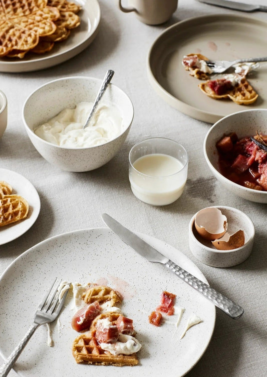 Stoneware Mini Nordic Bowl | Vanilla