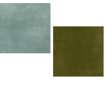 Piped Edge Headboard | Upholstered Bedhead -Powder Blue