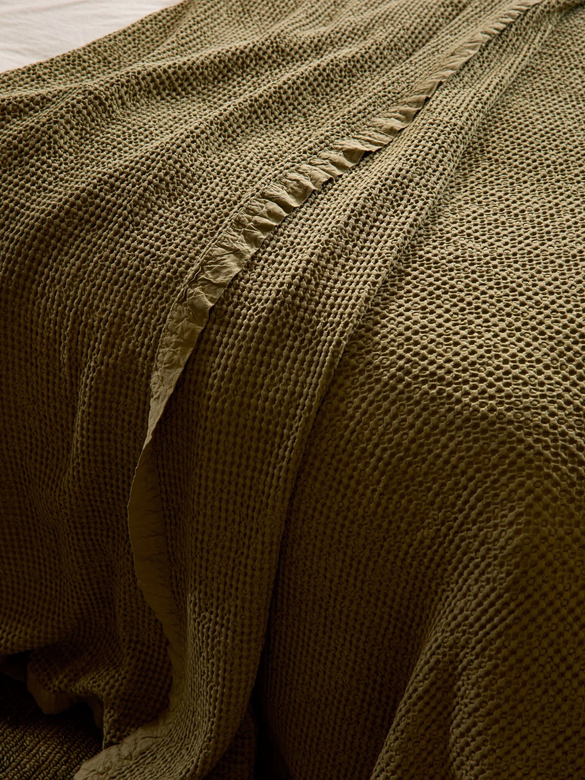Waffle Blanket - Matcha